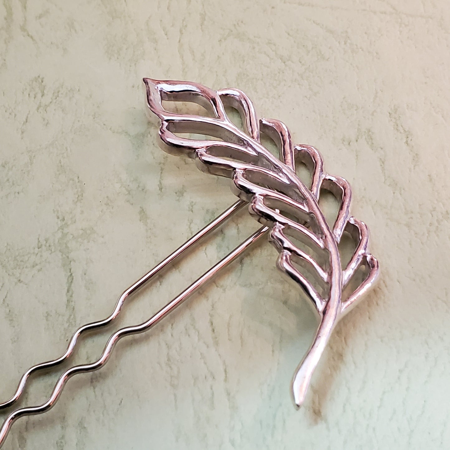 Peacock Feather Kanzashi