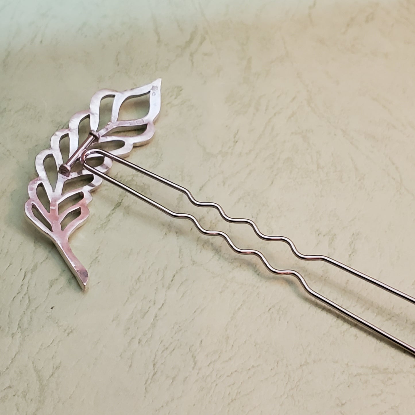 Peacock Feather Kanzashi