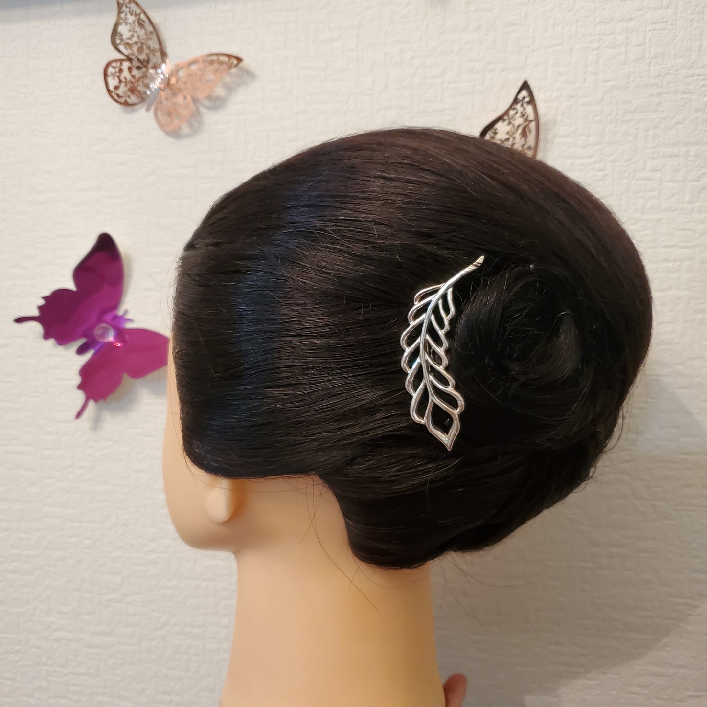 Peacock Feather Kanzashi