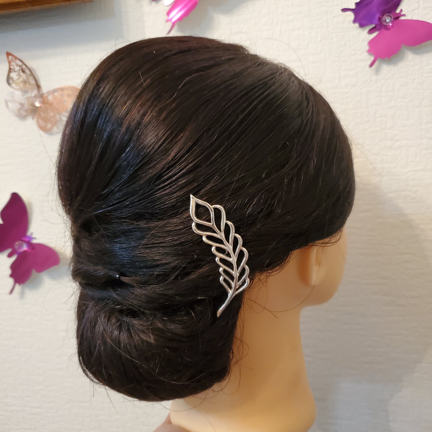 Peacock Feather Kanzashi