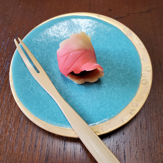 Warm flower dish S ブルー