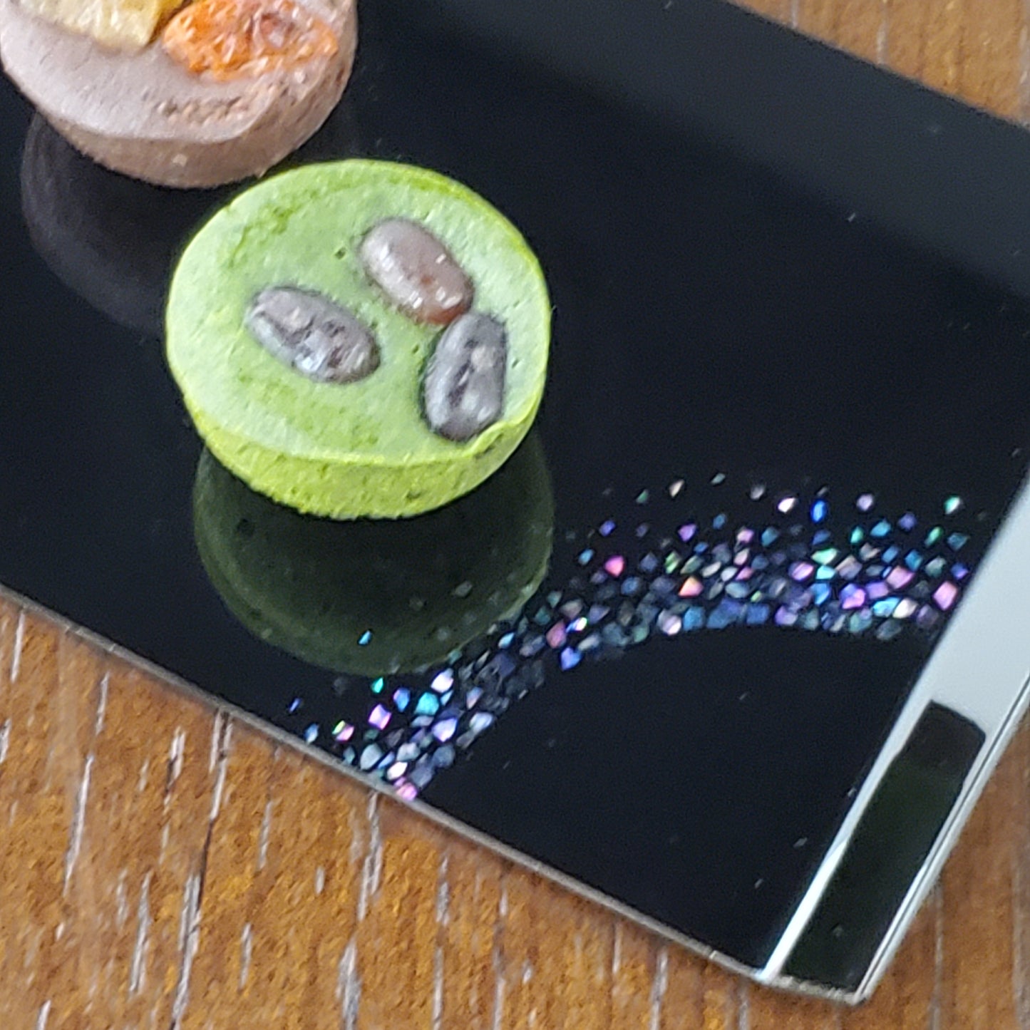 紙胎螺鈿菓子皿「円」