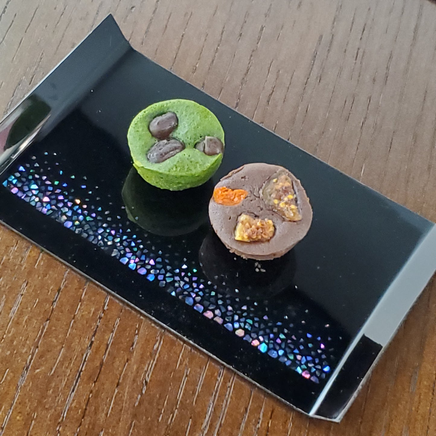 紙胎螺鈿菓子皿「直線」