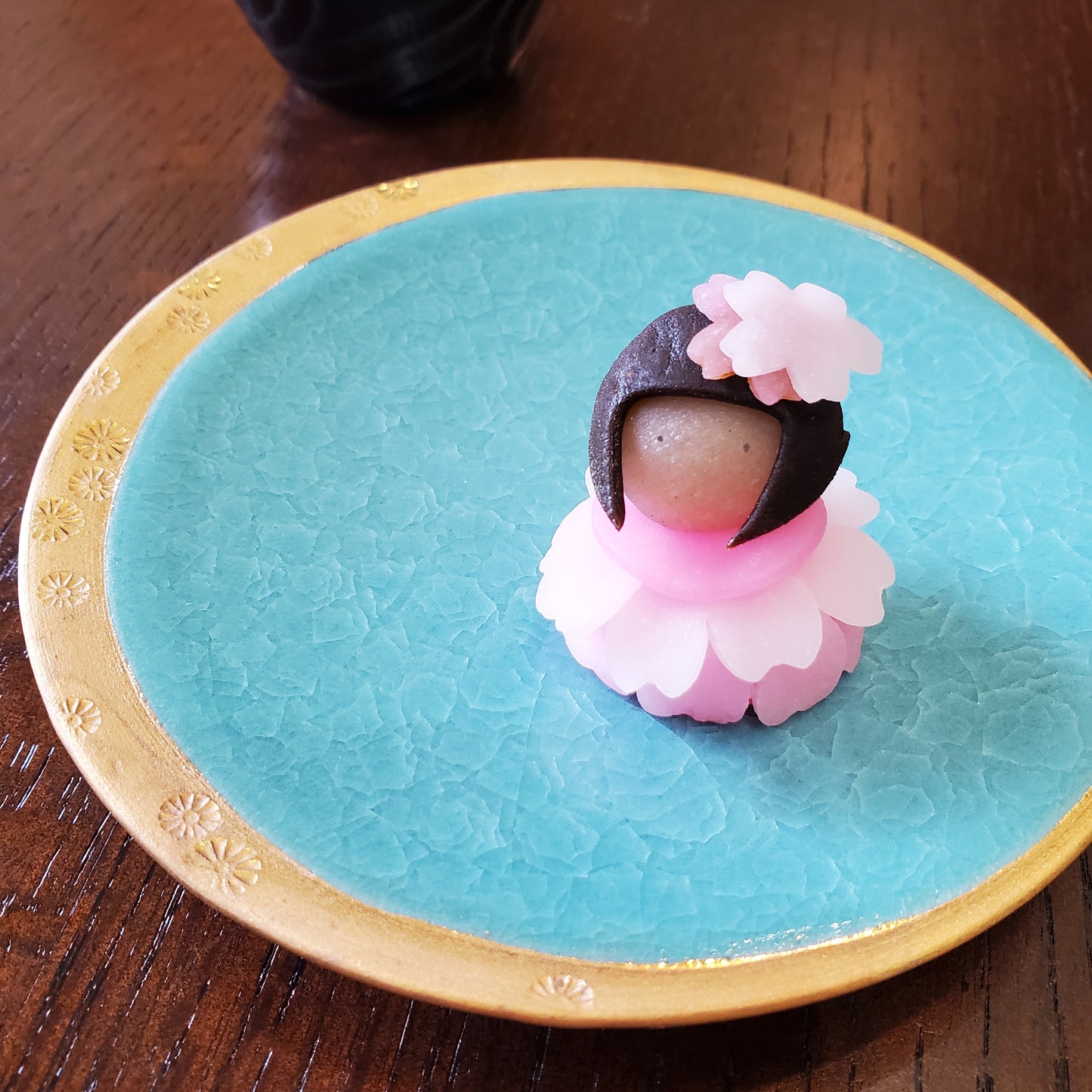 Warm flower dish S ブルー