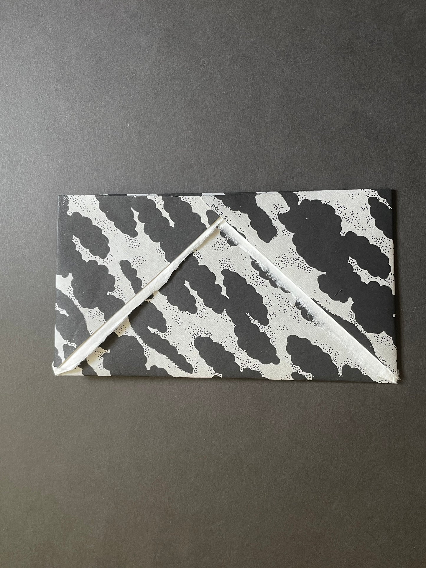 Okurifumi ④ cloud pattern, gray, with ears