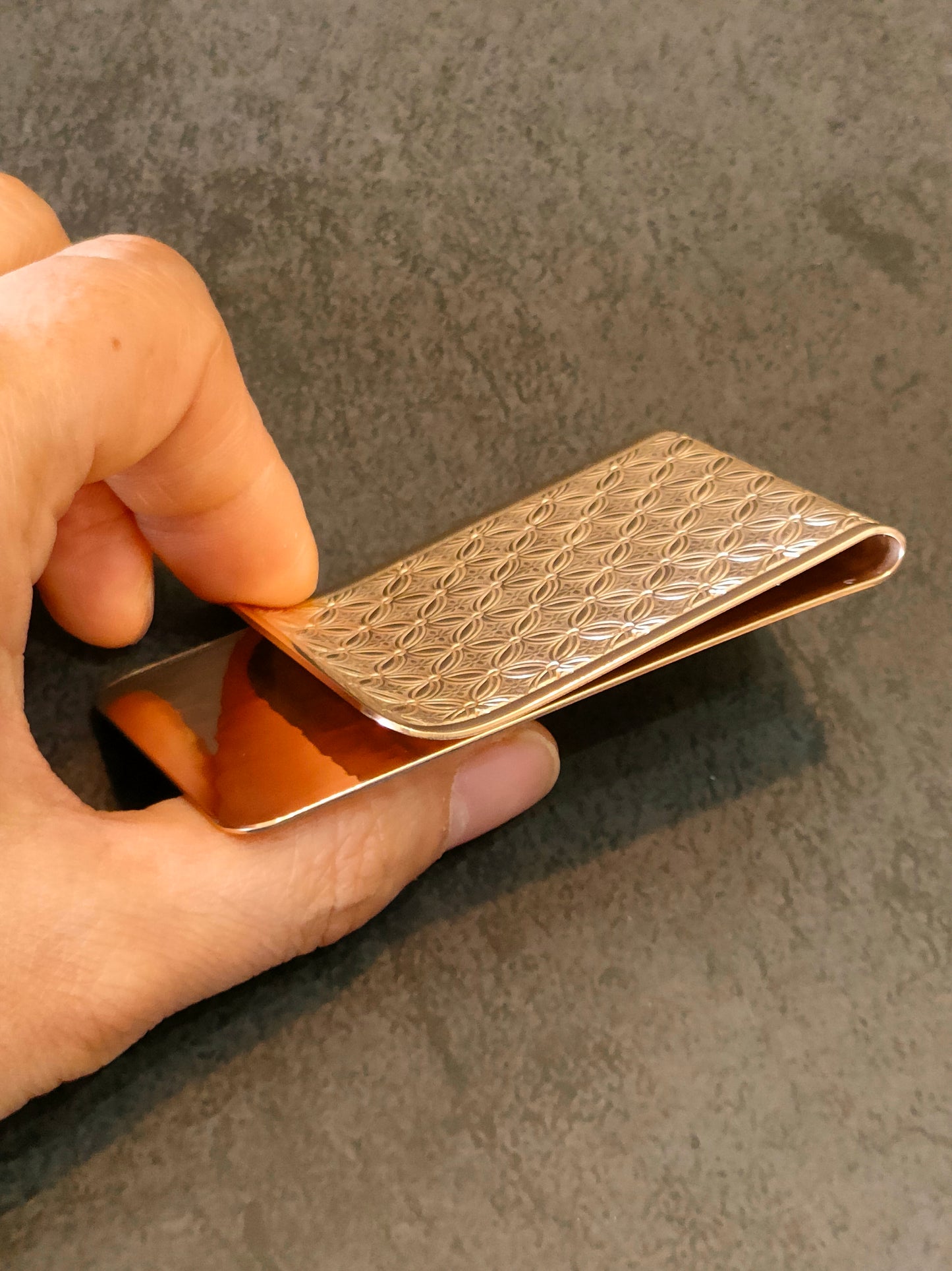 Money clip cloisonne