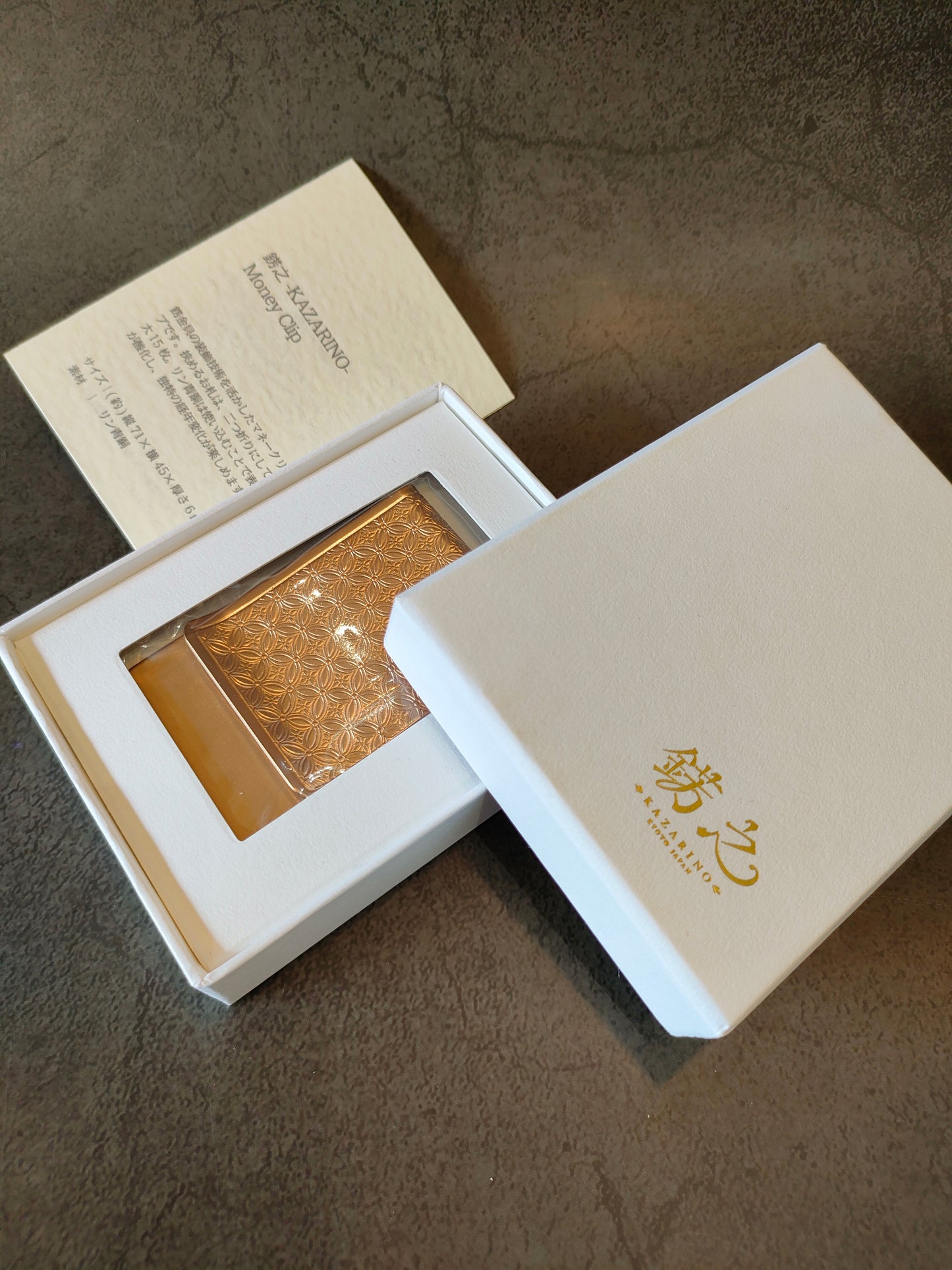 Money clip cloisonne