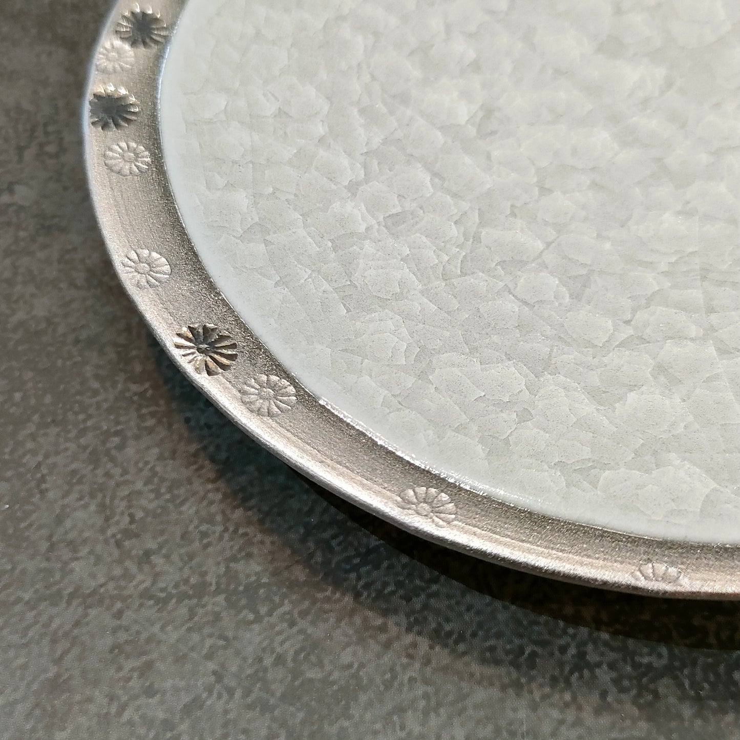 Ice flower dish S グレー