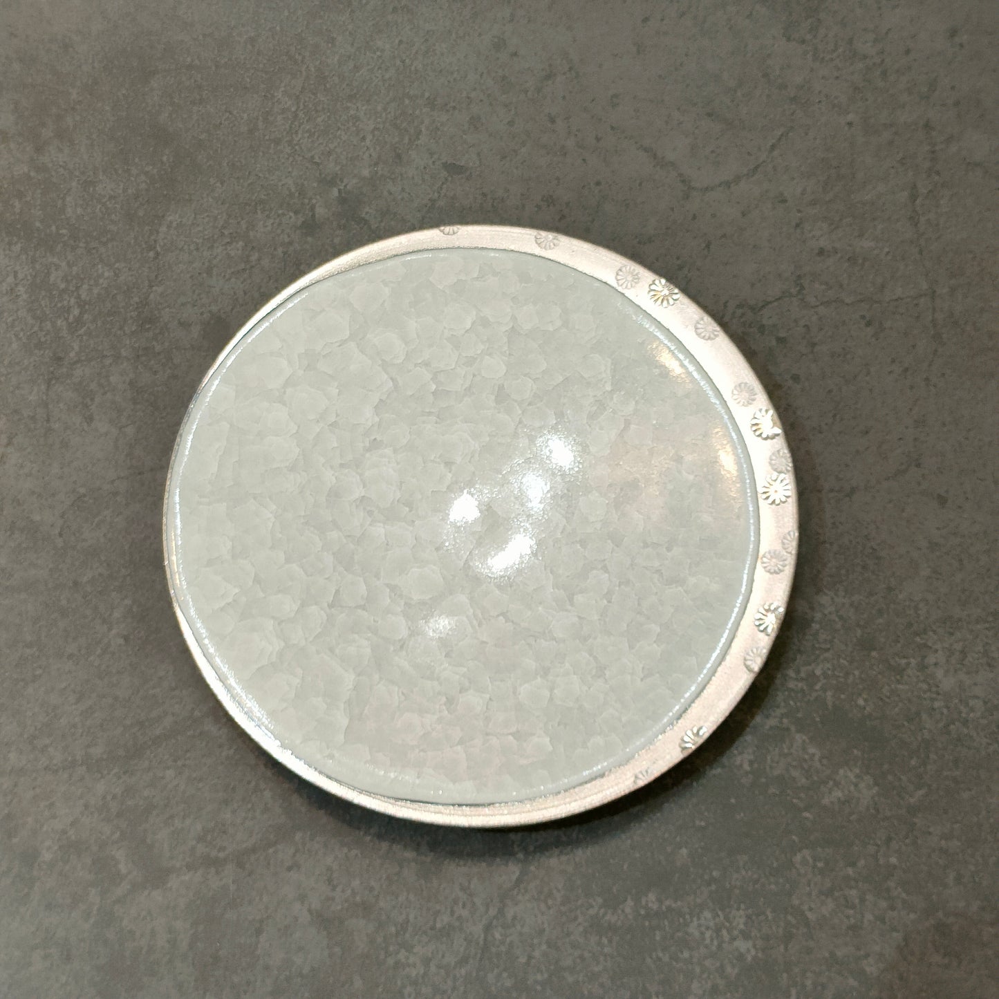 Ice flower dish S グレー