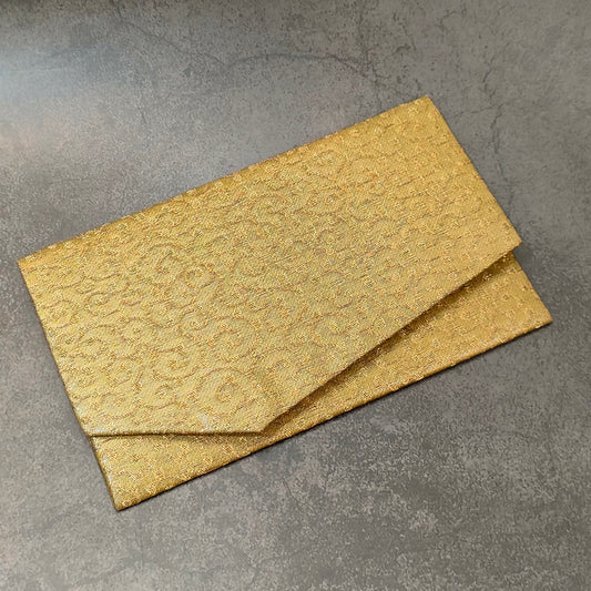 西陣織 ふくさ 黄×金