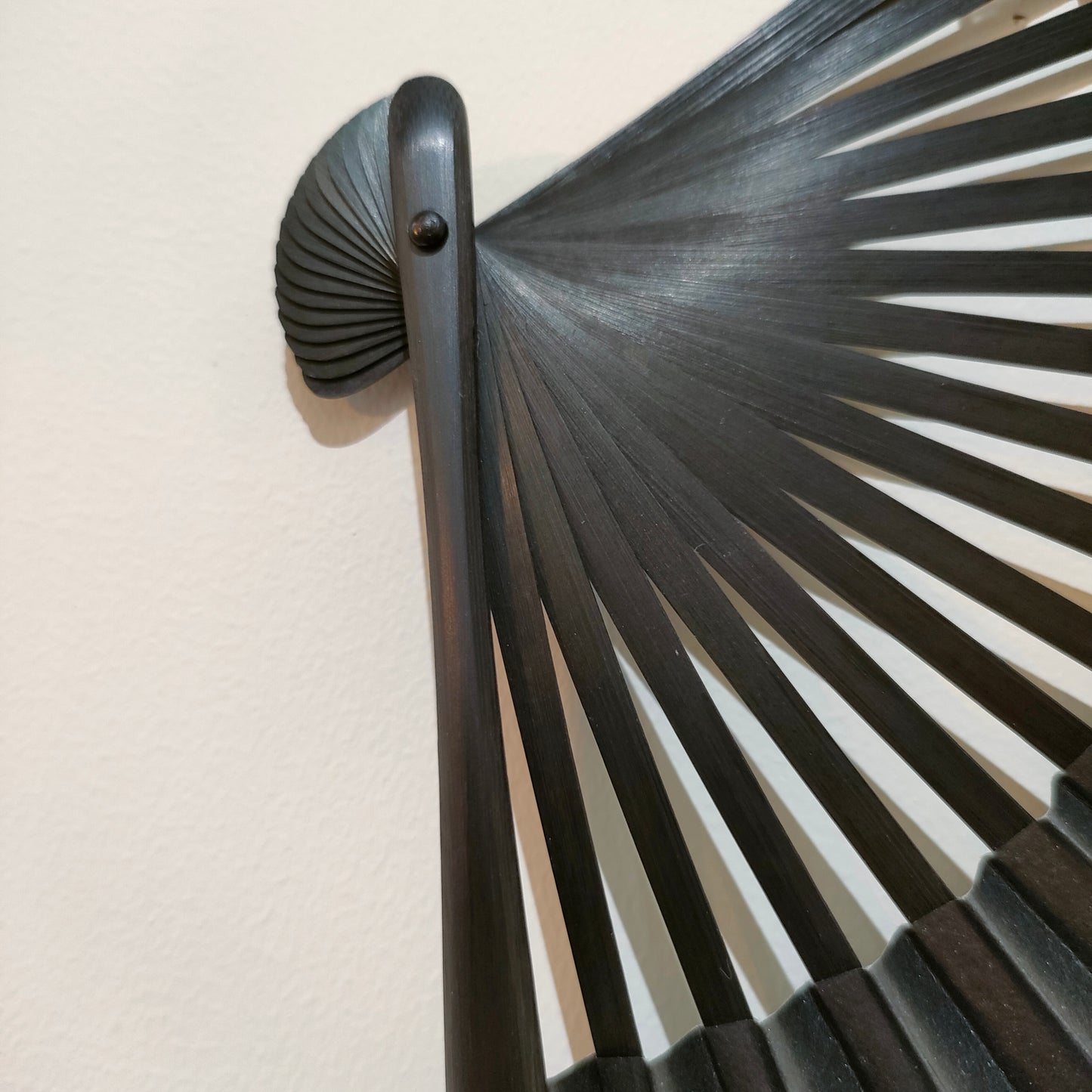 金彩扇子 箔図 image2 黒