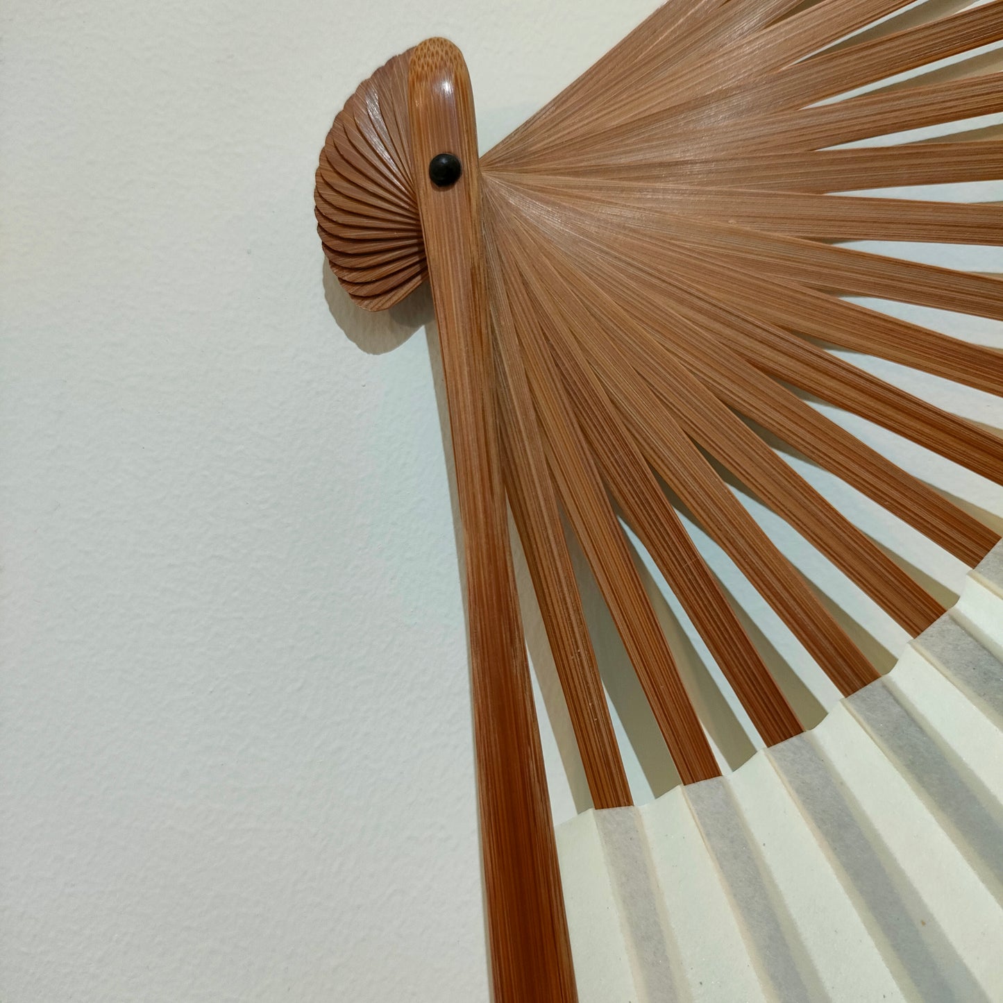 金彩扇子 箔図 image2 白