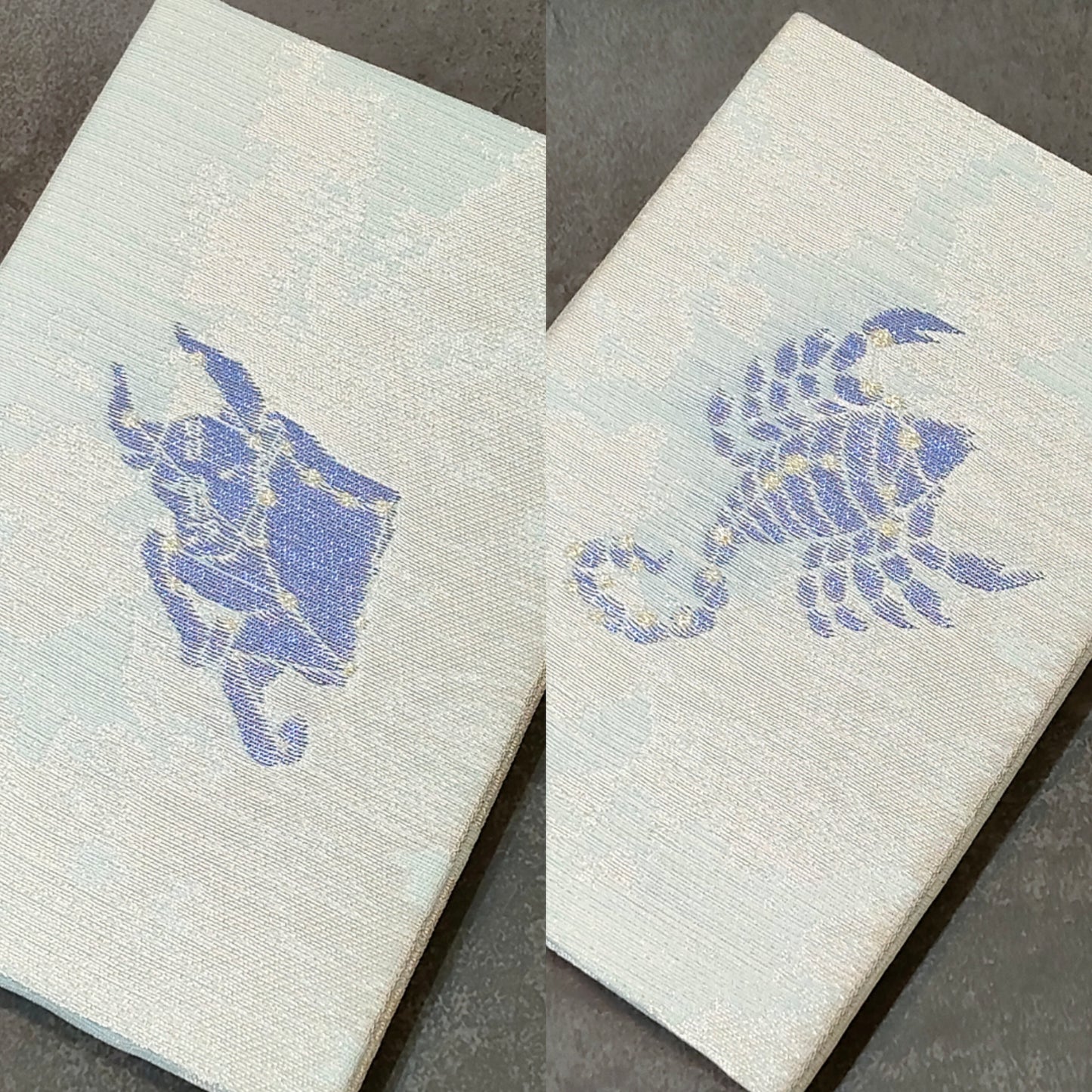 西陣織 御朱印帳 12星座 - 牡牛座/さそり座 - セイジ
