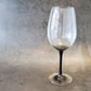 Lacquer glass "Hanahiraku" wine glass, black